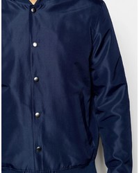 Blouson aviateur bleu marine Asos