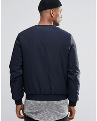 Blouson aviateur bleu marine Asos