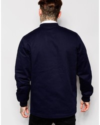 Blouson aviateur bleu marine Asos