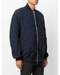 Blouson aviateur bleu marine Sacai