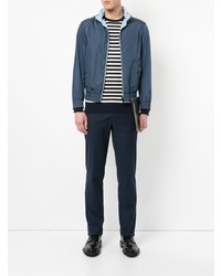 Blouson aviateur bleu marine Gieves & Hawkes