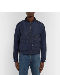 Blouson aviateur bleu marine The Workers Club