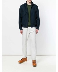 Blouson aviateur bleu marine Woolrich