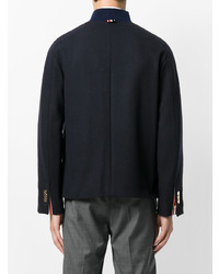 Blouson aviateur bleu marine Thom Browne