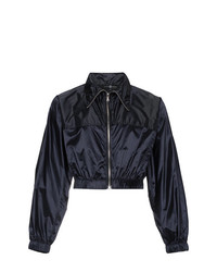 Blouson aviateur bleu marine Edward Crutchley