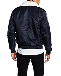 Blouson aviateur bleu marine Harrington