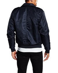 Blouson aviateur bleu marine Harrington