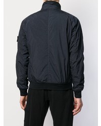 Blouson aviateur bleu marine Stone Island