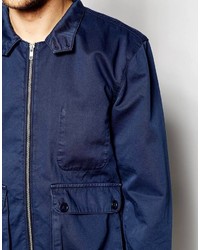 Blouson aviateur bleu marine