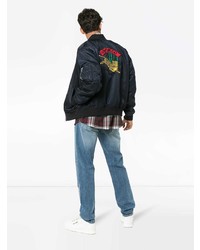 Blouson aviateur bleu marine Kenzo