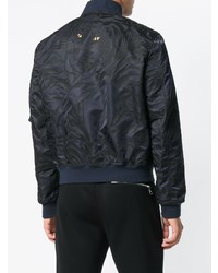 Blouson aviateur bleu marine Valentino