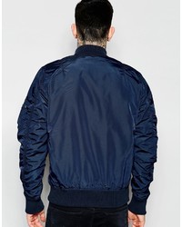 Blouson aviateur bleu marine Alpha Industries