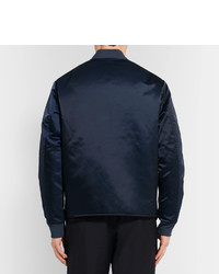 Blouson aviateur bleu marine Acne Studios