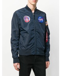 Blouson aviateur bleu marine Alpha Industries