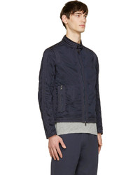 Blouson aviateur bleu marine Moncler