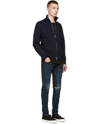 Blouson aviateur bleu marine rag & bone