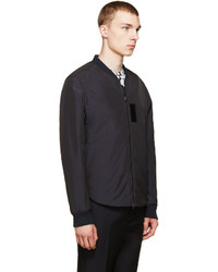 Blouson aviateur bleu marine Acne Studios