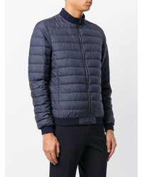 Blouson aviateur bleu marine Herno