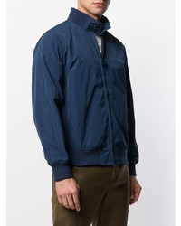 Blouson aviateur bleu marine Aspesi