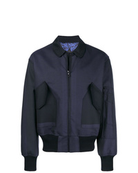 Blouson aviateur bleu marine Poan