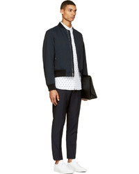 Blouson aviateur bleu marine Rag and Bone