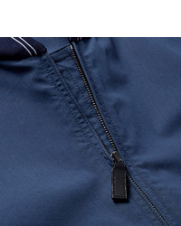 Blouson aviateur bleu marine Canali