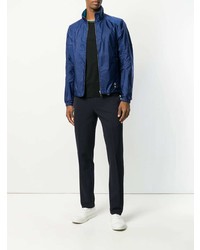 Blouson aviateur bleu marine Prada