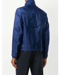 Blouson aviateur bleu marine Prada