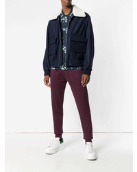 Blouson aviateur bleu marine Kenzo