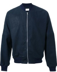 Blouson aviateur bleu marine Simon Miller