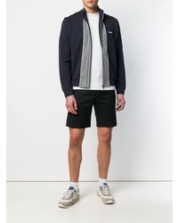 Blouson aviateur bleu marine Z Zegna