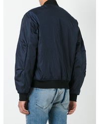 Blouson aviateur bleu marine DSQUARED2