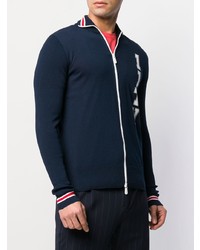 Blouson aviateur bleu marine Eleventy