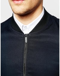 Blouson aviateur bleu marine