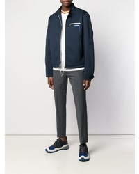 Blouson aviateur bleu marine Prada