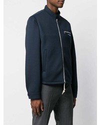 Blouson aviateur bleu marine Prada