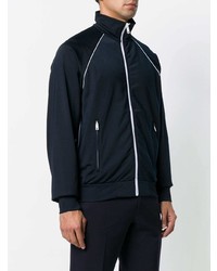 Blouson aviateur bleu marine Prada