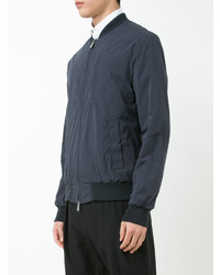 Blouson aviateur bleu marine Eleventy