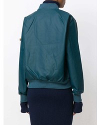 Blouson aviateur bleu marine Stutterheim