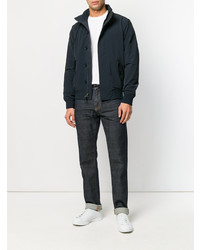 Blouson aviateur bleu marine Woolrich