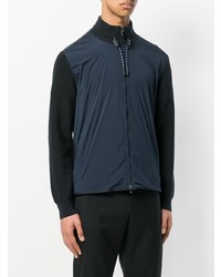 Blouson aviateur bleu marine Z Zegna