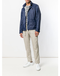 Blouson aviateur bleu marine Aspesi