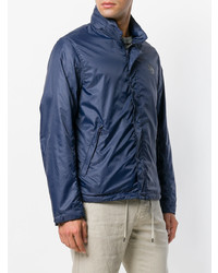 Blouson aviateur bleu marine Aspesi