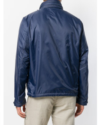 Blouson aviateur bleu marine Aspesi