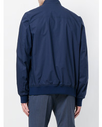 Blouson aviateur bleu marine Loro Piana