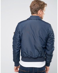 Blouson aviateur bleu Alpha Industries