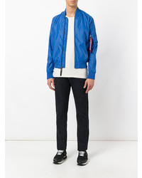 Blouson aviateur bleu Alpha Industries