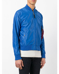 Blouson aviateur bleu Alpha Industries