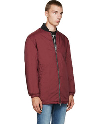 Blouson aviateur bordeaux McQ