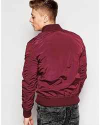 Blouson aviateur bordeaux Alpha Industries